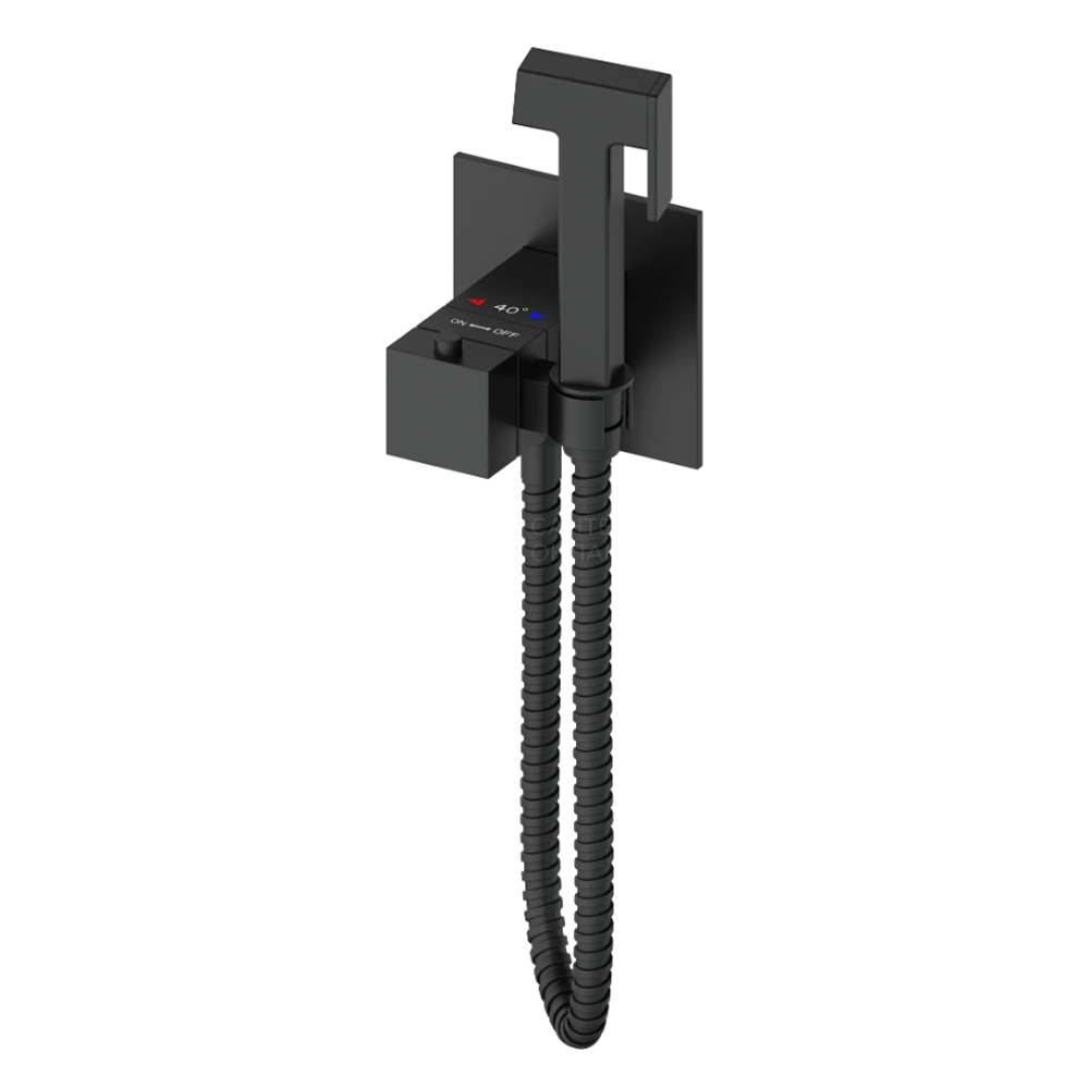 Термостатический смеситель с гигиеническим душем Gerhans K15383B