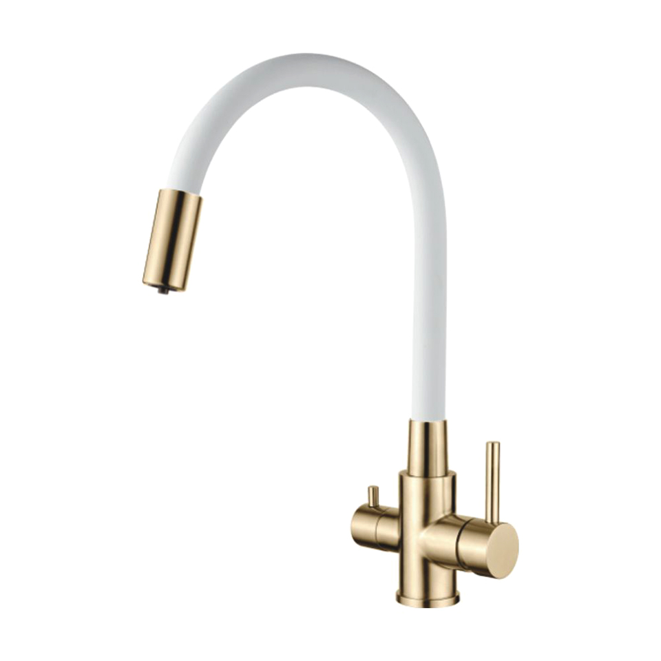 Смеситель для кухни с гибким изливом Ledeme L74255Y-3