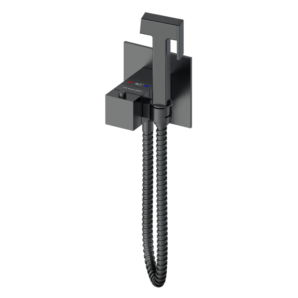 Термостатический смеситель с гигиеническим душем Gerhans K15383D