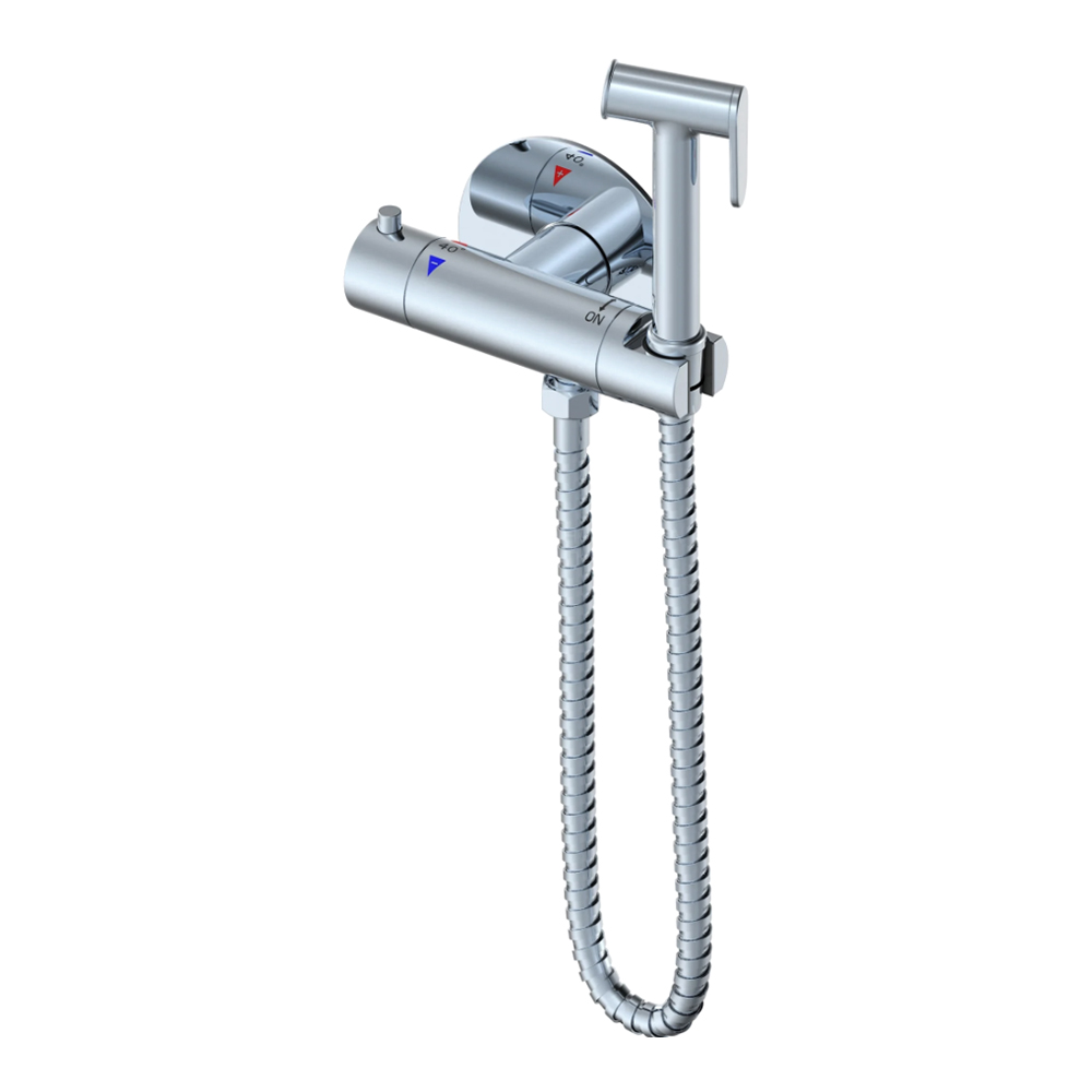 Термостатический смеситель с гигиеническим душем Gerhans K15382-1