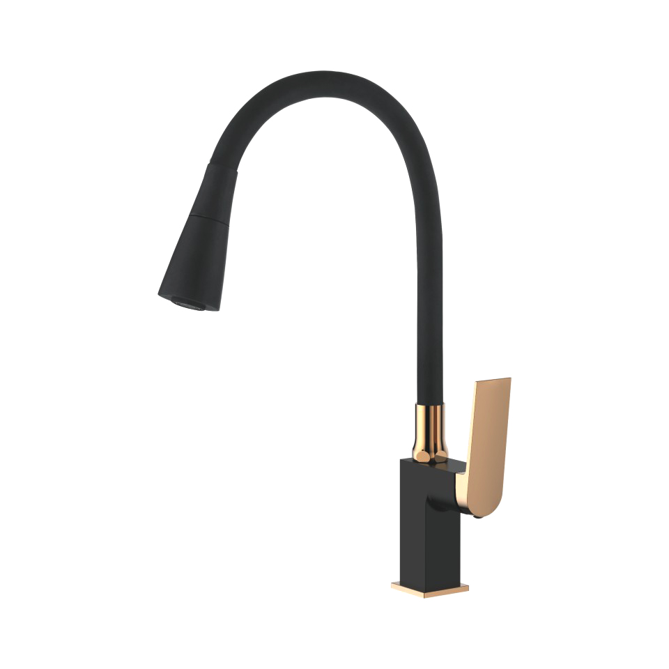 Смеситель для кухни с гибким изливом Ledeme L4091BR-2