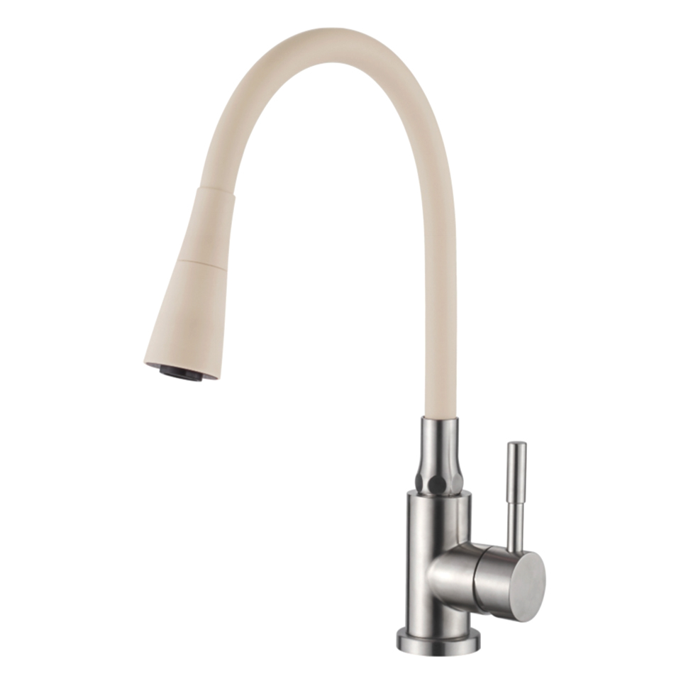 Смеситель для кухни с гибким изливом Ledeme L74199-16