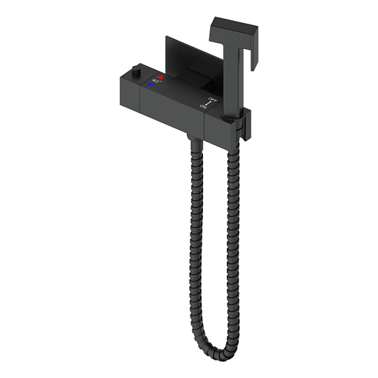 Термостатический смеситель с гигиеническим душем Gerhans K15383B-1