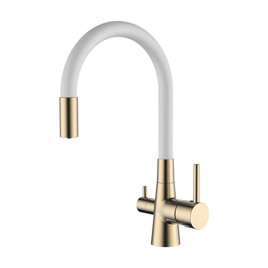 Смеситель для кухни с гибким изливом Ledeme L4955Y-3