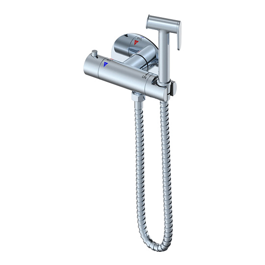 Термостатический смеситель с гигиеническим душем Gerhans K15382-1