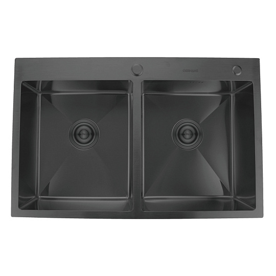 Мойка для кухни из нержавеющей стали Gerhans K37850B-S