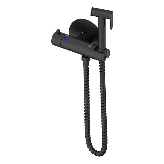 Термостатический смеситель с гигиеническим душем Gerhans K15382B-1