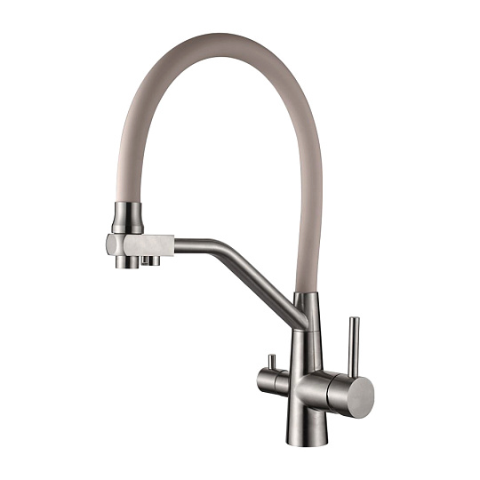 Смеситель для кухни с гибким изливом Ledeme L74855-16